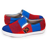Original Canvas Slip-On Sneaker, Baby, Red/Blue