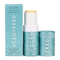 Scentered Escape Aromatherapy Essential Oils Balm Stick - Calming Meditation Aid - All-Natural Blend of Frankincense, Oud, Sandalwood, Cedarwood