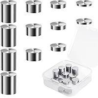 Tungsten Weights 3.25 Ounce 3/8 Inch Incremental Cylinders Car Weights Compatible with Pinewood Car Derby Weights, 12 Pieces, 4 Sizes