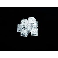 Mepra AZ200658 Bar LED Ice Cube – [Pack of 12], 72 Pieces, 2.5cm, Stainless Steel, Polypropylene, Dishwasher Safe