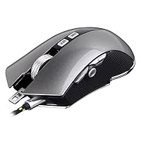 X8-Gray Profession Gaming Mouse with Counterbalancing Irons, Gray