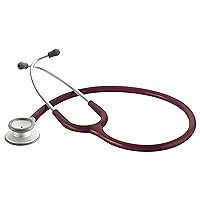 ADC Adscope Lite Model 619 Ultra Lightweight Clinician Stethoscope with Tunable AFD Technology, Burgundy