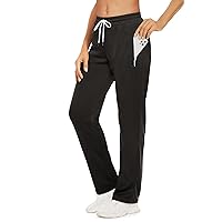 Boladeci Women's Sweatpants 3D Mesh Breathable Elastic Waist Side Stripe Casual Gym Athletic Track Pants with Zipper Pockets