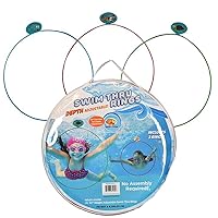 Swim Thru Rings, Swimming Pool Toys for Summer Activities and Outdoor Games, Assorted Pack