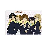 K-ON Anime Posters Cute Posters Aesthetic Posters for Girls And Boys Room Decor Canvas Wall Art Prints for Wall Decor Room Decor Bedroom Decor Gifts Posters 12x18inch(30x45cm) Unframe-style