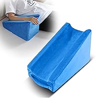 Hossmily Arm Elevation Pillow, Arm Wedge Elevation Pillow Excellent, Ergonomic Elbow Support Pillow for Sleeping Arm Pads Elbow Pillow with Removable Pillow Case-Blue