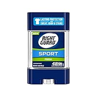 Right Guard Sport Antiperspirant & Deodorant, Clear Gel, Fresh, 3 oz