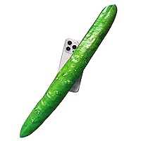 Gerrit Funny Prank Phone Cases 3D Extra Long Cucumber Prank Phone Case for iPhone 15 14 13 12 11 Pro Max Cool Cosplay Clear Silicone Case (Size : for iPhone 7)