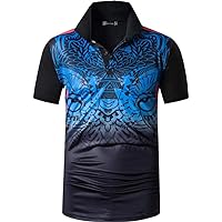 jeansian Golf Polo Shirt for Men Short Sleeve Dry Athletic Tennis Bowling T-Shirt Tshirt Tee Shirt LSL195
