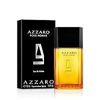 Azzaro Pour Homme Eau de Toilette - Sensual & Timeless Mens Cologne - Fougere, Aromatic & Woody Fragrance - Everyday Wear - Warm, Classic Scent - Luxury Perfumes for Men
