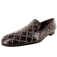 Womens Kern Slip-On Loafer Shoe, Aubergine Patent, US 6