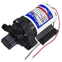 2088-422-144 RV Pump,12V 3.3GPM Diaphragm Water Pump, 45Psi 1/2MNPT Connection, Great for RV or Any Other Water Delivery Purpose