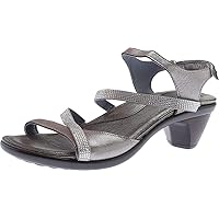 NAOT Footwear Innovate Women’s Heel Rhinestone Sandal with Cork Footbed and Arch Support Footbed - Adjustable Ankle Strap - Comfort and Support – Lightweight and Perfect for Travel