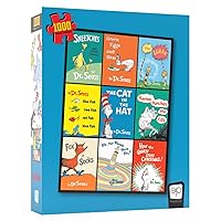 Dr. Seuss “The Dr. Seuss Collection” 1000 Piece Jigsaw Puzzle | Collectible Puzzle Collage Featuring The Lorax, The Cat in The Hat, and More | Officially-Licensed Dr. Seuss Puzzle & Merchandise