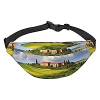 Tuscany Spring Fanny Pack for Men Women Crossbody Bags Fashion Waist Bag Chest Bag Adjustable Belt Bag