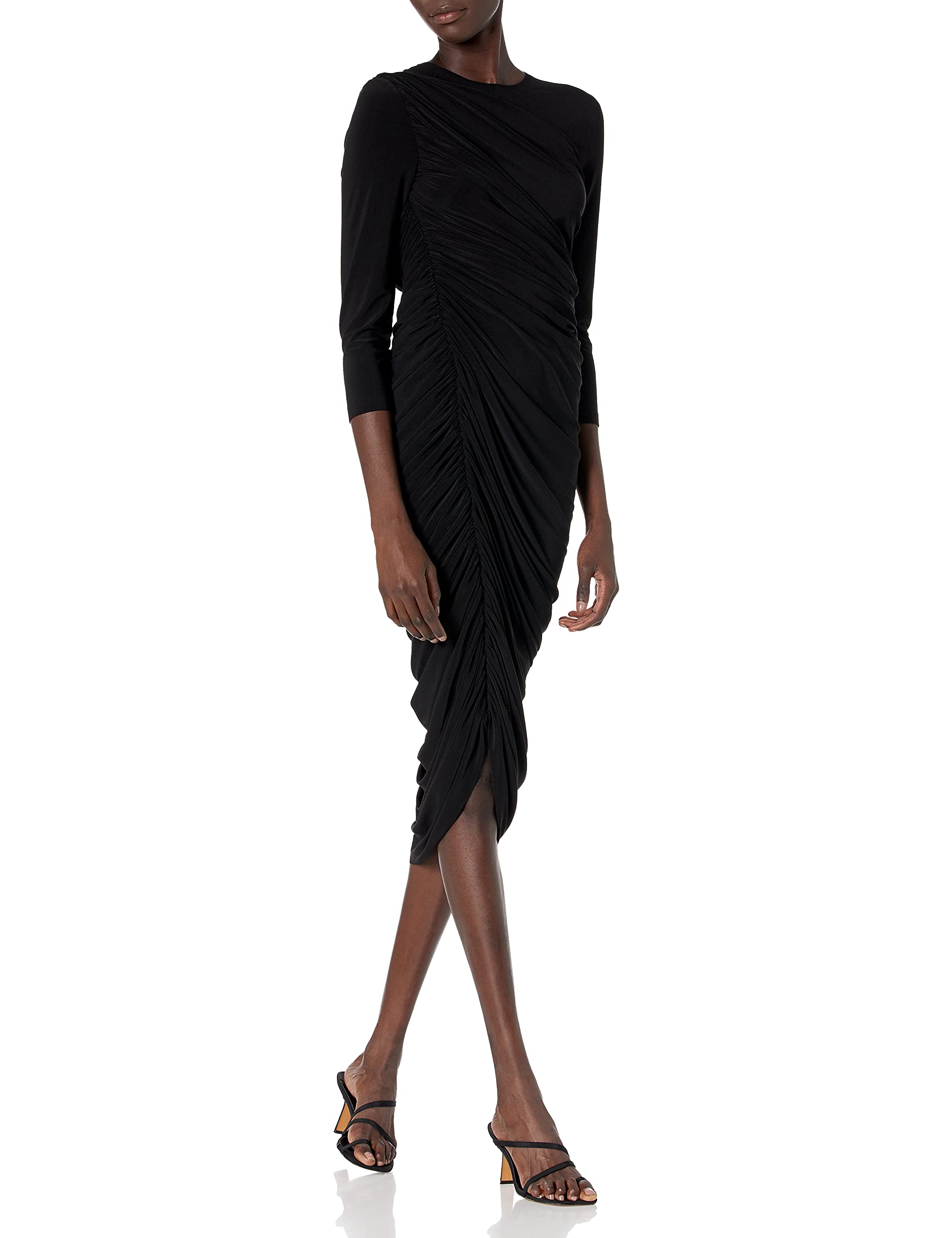 Norma Kamali Women's Long Sleeve Diana Gown