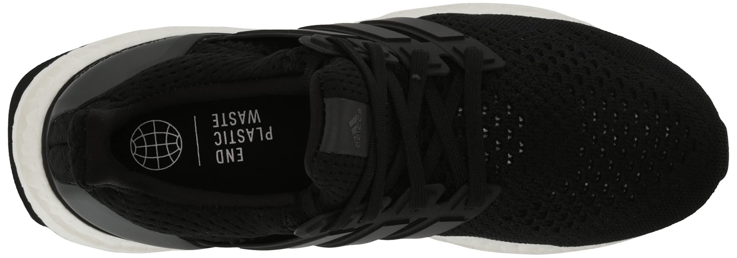 adidas Ultraboost 1.0 Running Shoe, Black/Black/Beam Green, 6.5 US Unisex Big Kid