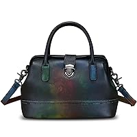 Genuine Leather Satchel Handbag for Women Purse Top Handle Bags Handmade Vintage Crossbody Bag Purses