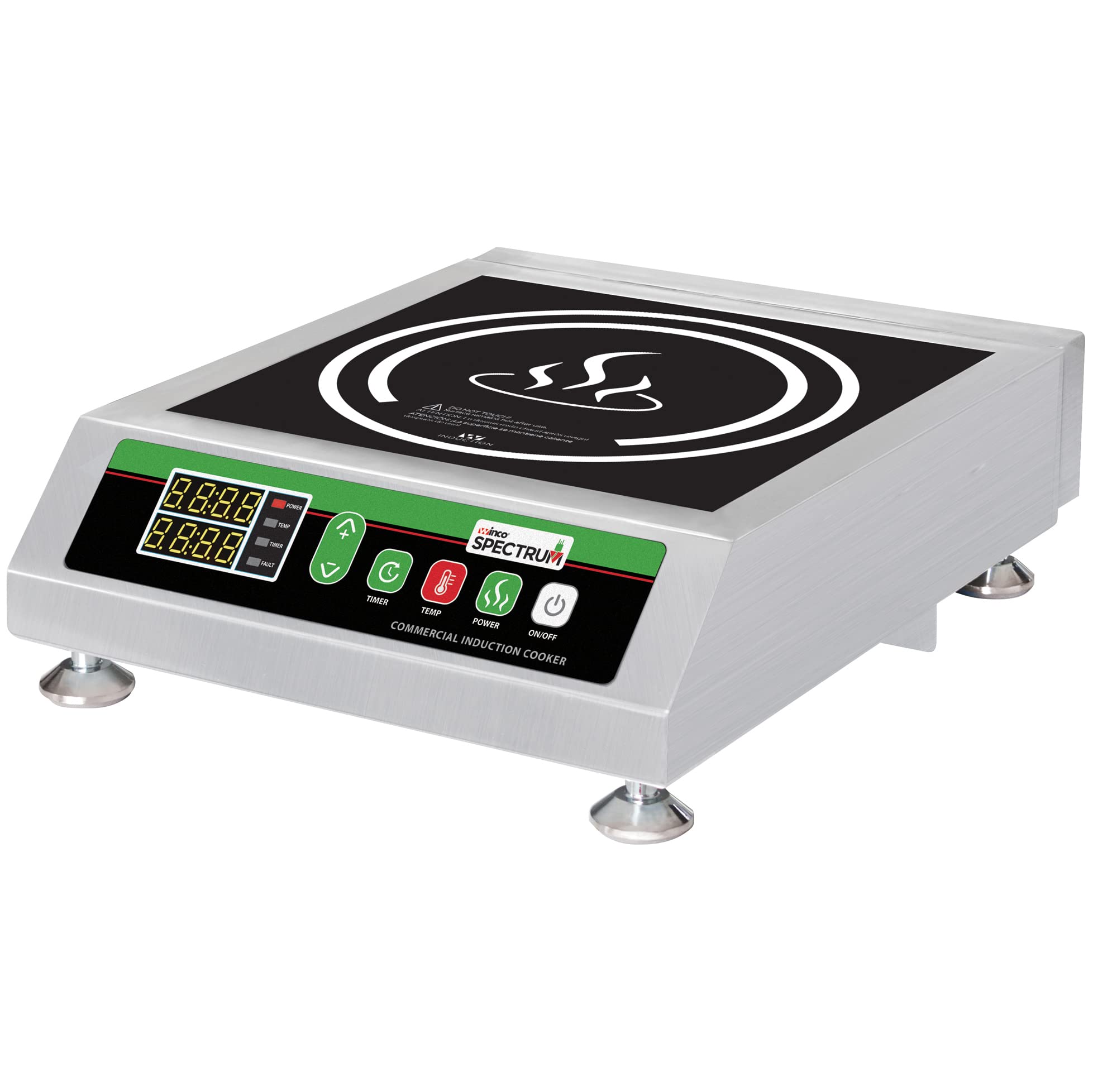 Winco EICS-18 Commercial Electric Countertop Induction Cooker 120 Volt