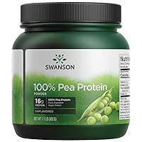 Swanson 100% Pure Pea Protein 1.1 lb (503 g) Pwdr