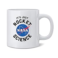 Poster Foundry NASA Approved Its Just Rocket Science Funny Ceramic Coffee Mug Tea Cup Fun Novelty Gift 12 oz