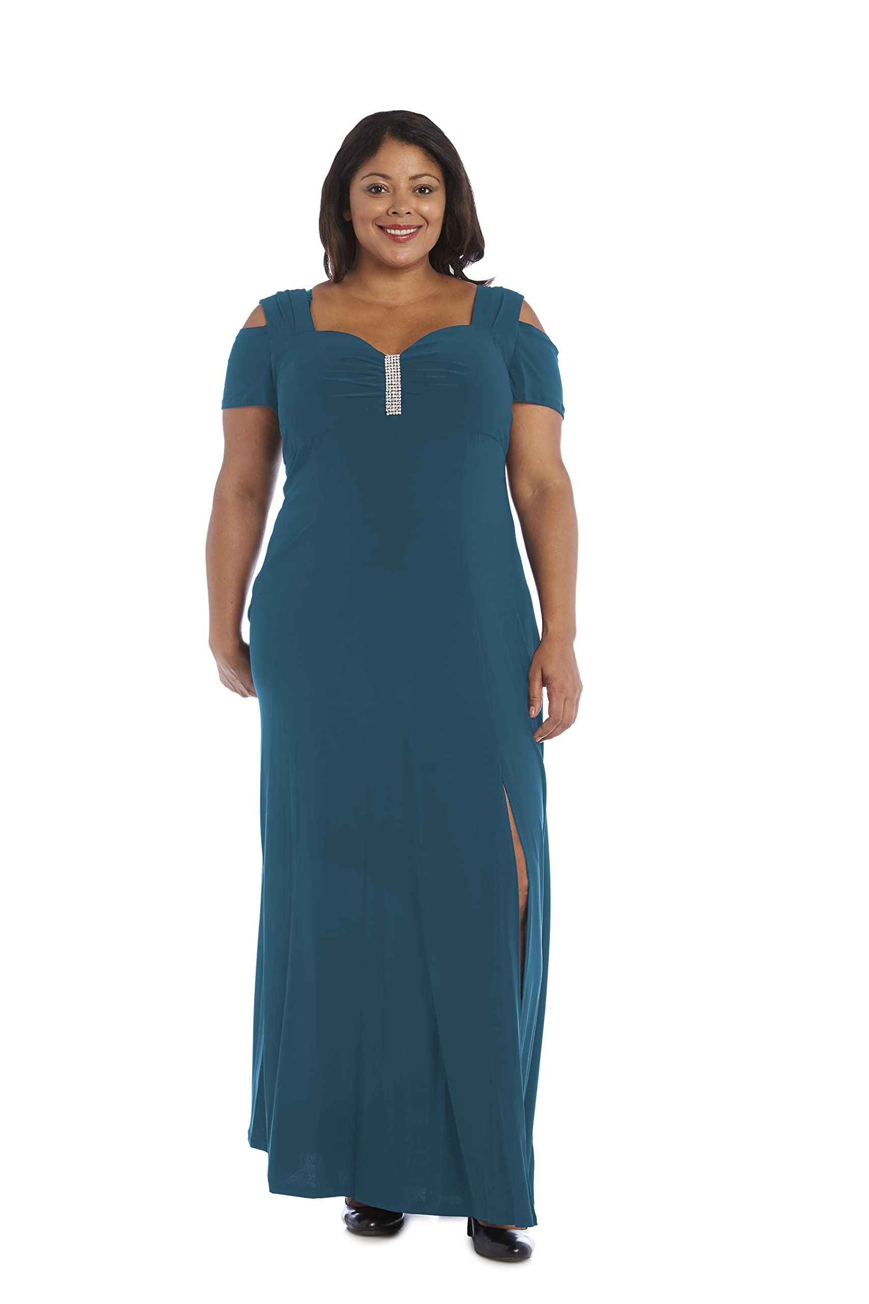 R&M Richards Women's Long Cocktail-Evening Gown