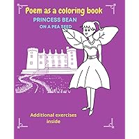 Princess Bean on a pea seed: Poem as a coloring book
