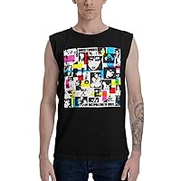 Music Band Tank Top Boy's Summer Crew Neck Vest Fashion Sleeveless Clothes