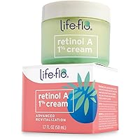 LIFE-FLO Retinol A 1% Advanced Revitalization Cream | Refines Skin & Diminishes Look of Fine Lines & Wrinkles | 1.7oz