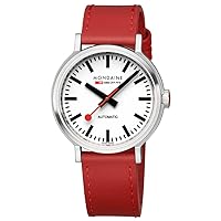 Original Automatic, 41mm, red leather automatic watch Genuine Leather