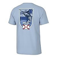 HUK Men's Kc Scott Short Sleeve Tee, Performance Fishing T-Shirt