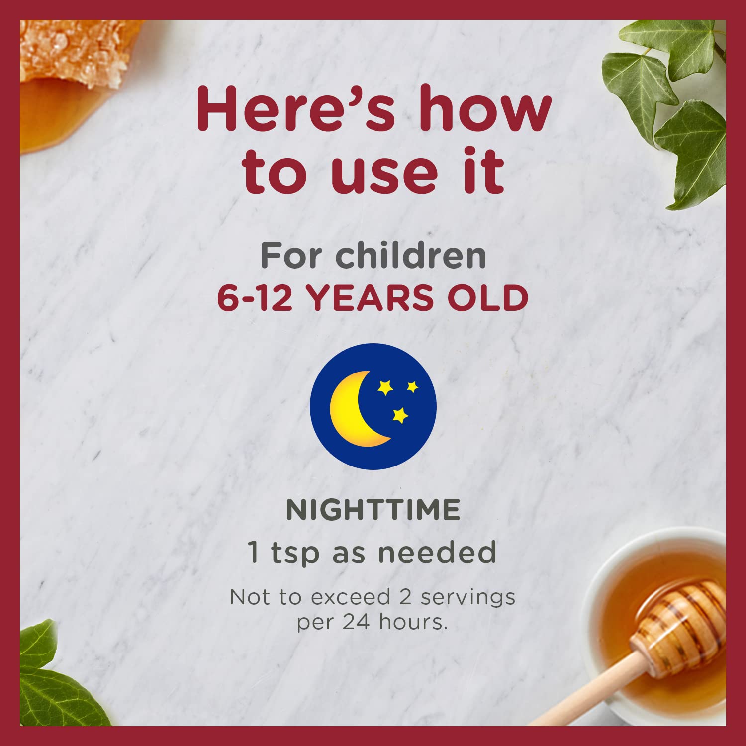 Zarbee's Kids All-in-One Nighttime Cough for Children 6-12 with Dark Honey, Turmeric, B-Vitamins & Zinc, 1 Pediatrician Recommended, Drug & Alcohol-Free, Grape Flavor, 4FL Oz