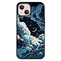 Cloud Print iPhone 13 Case - Creative Phone Case for iPhone 13 - Themed iPhone 13 Case Multicolor