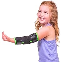 BraceAbility Thumb Sucking Guard - Pediatric Elbow Immobilizer Brace for Post Cleft Palate Surgery, Mild Elbow Strain Relief, IV Therapy, Fingernail Biting Prevention and Face Touching Restraint Wrap
