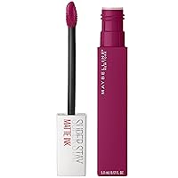Super Stay Matte Ink Liquid Lipstick Makeup, Long Lasting High Impact Color, Up to 16H Wear, Composer, Cherry Brown, 1 Count