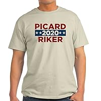 CafePress Star Trek Picard Riker 2020 Light T Cotton T-Shirt