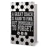 Soccer Coach Card, Great Coach is Hard to Find and Impossible to Forget, SoccerCoach Gift