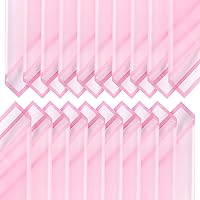 lyy-biuty 20 Sheets Flower Wrapping Paper Bouquet Floral Wrapping Paper Pink Border Flower Wrapping Paper Floral Paper for Bouquet Flower Gift Packaging DIY Crafts,22.8 x 22.8 inch(Pink)