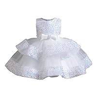 Baby Girl Pageant Dress Sequins Dress Toddler Flower Wedding Birthday Party Gown Dresses Girl First Birthday Outfit