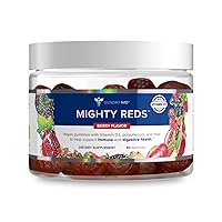 Gundry MD Mighty Reds Gummies, Gluten Free Soy Free Multivitamin Supplement Chews with Polyphenols, Antioxidants, Prebiotic Fiber, and Vitamin D - (30 Servings)