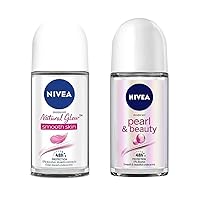 Nivea 48H Whitening Smooth Skin And 24H Pearl & Beauty Deodorant For Women, 50Ml