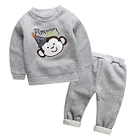 Mud Kingdom Cute Unisex Kids Outfits Pattern Jogging Set