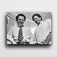NATVVA Step Brothers - Sword Fight Movie Wall Art Poster Black And White Canvas Prints Painting Picture Artwork Home Decor for Living Room Bathroom No Frame