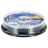 Verbatim Blu-ray Disc for 1-time Recording BD-R XL 100GB 10 Sheets White Printable Single-Sided 3-Layer 2-4x Speed VBR520YP10SV2