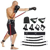 CHXFit Body Resistance Band Boxing Band, 60-140 lbs, Fitness Band for Indoor/Outdoor, Fitness, Strength, Fitness Equipment for Men and Women