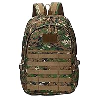 Spacious Outdoor Adventure Backpack with Numerous Compartments: Ideal for Camping, Trekking, Hunting, and Travel,, Brown, L, Camo