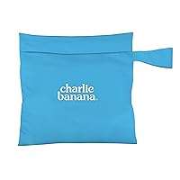 CHARLIE BANANA Waterproof and Washable Reusable Tote Bag for Diapers and Swimwear