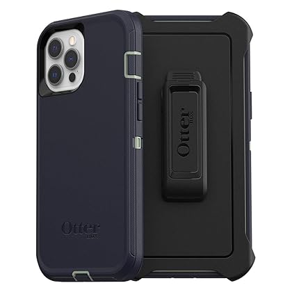 OTTERBOX DEFENDER SERIES SCREENLESS EDITION Case for iPhone 12 Pro Max - VARSITY BLUES (DESERT SAGE/DRESS BLUES)