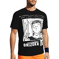 Anime Great Teacher Onizuka T Shirt Boy's Summer O-Neck T-Shirts Casual Short Sleeves Tee