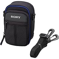 Sony LCSCSJ Soft Carrying Case for Sony S, W, T, and N Series Digital Cameras , Black